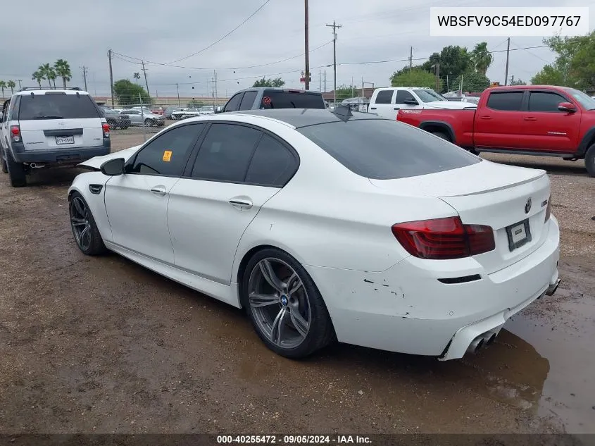 2014 BMW M5 VIN: WBSFV9C54ED097767 Lot: 40255472