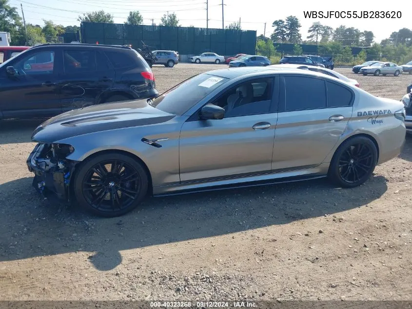 2018 BMW M5 VIN: WBSJF0C55JB283620 Lot: 40323268