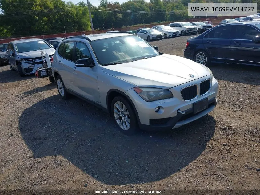 2014 BMW X1 xDrive28I VIN: WBAVL1C59EVY14777 Lot: 40336085