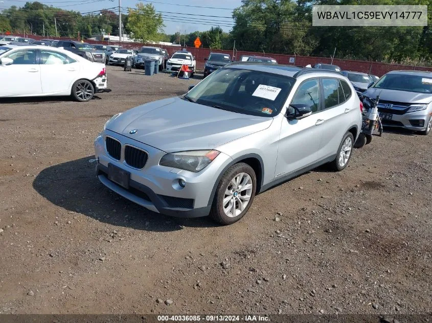 2014 BMW X1 xDrive28I VIN: WBAVL1C59EVY14777 Lot: 40336085