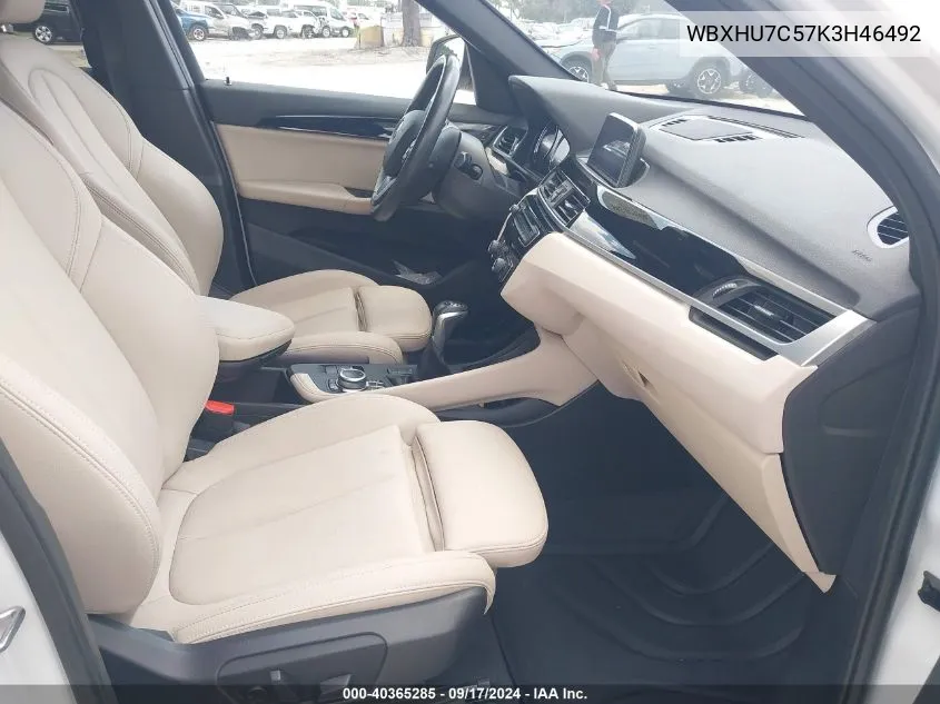 WBXHU7C57K3H46492 2019 BMW X1 Sdrive28I