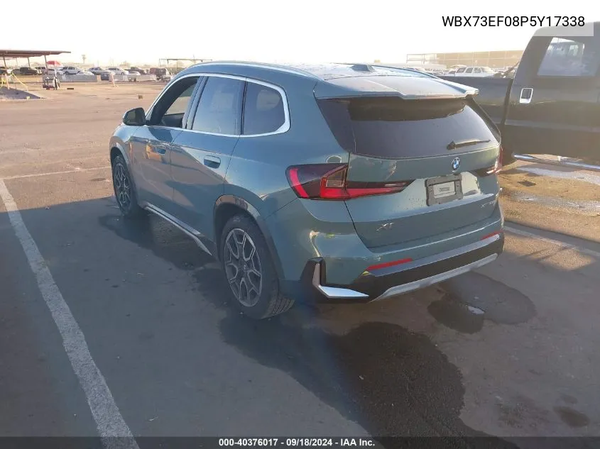 2023 BMW X1 xDrive28I VIN: WBX73EF08P5Y17338 Lot: 40376017