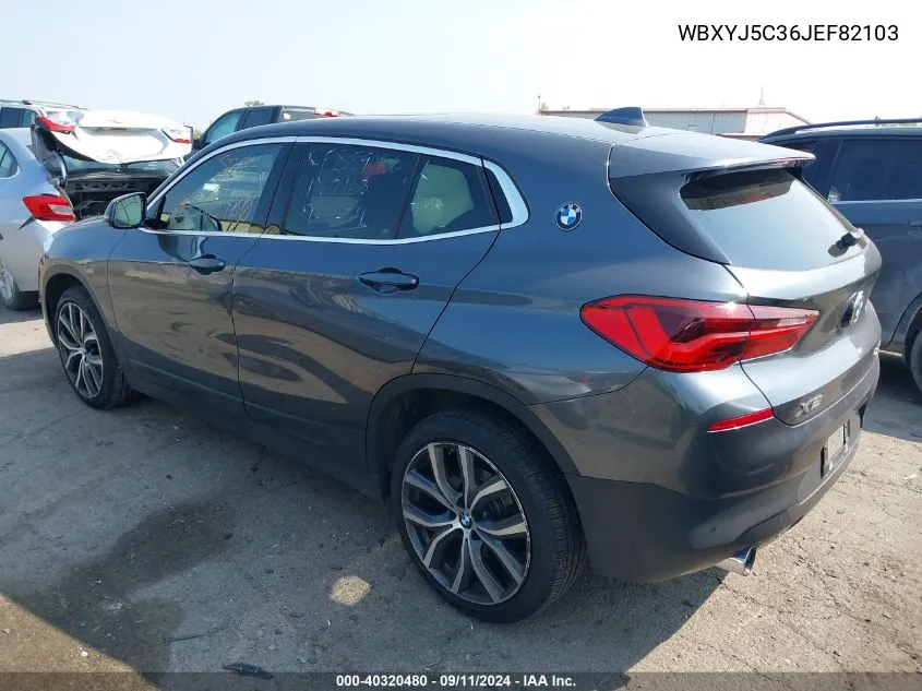 2018 BMW X2 xDrive28I VIN: WBXYJ5C36JEF82103 Lot: 40320480