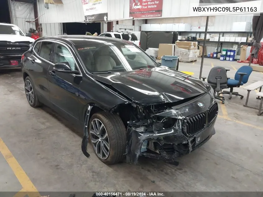 2020 BMW X2 Sdrive28I VIN: WBXYH9C09L5P61163 Lot: 40156471