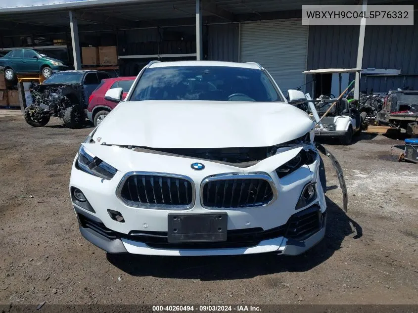 2020 BMW X2 Sdrive28I VIN: WBXYH9C04L5P76332 Lot: 40260494