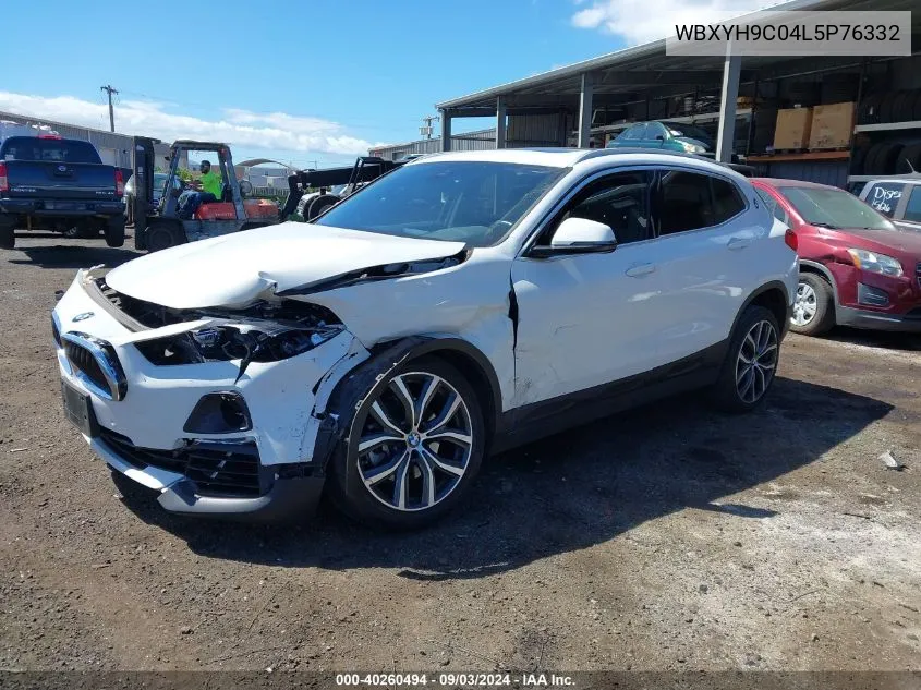 2020 BMW X2 Sdrive28I VIN: WBXYH9C04L5P76332 Lot: 40260494