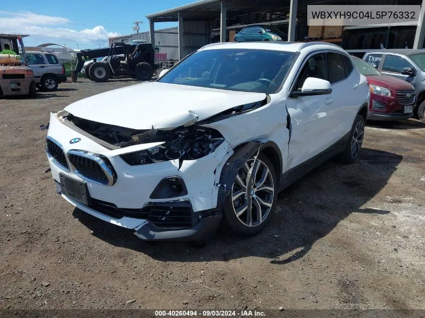 2020 BMW X2 Sdrive28I VIN: WBXYH9C04L5P76332 Lot: 40260494