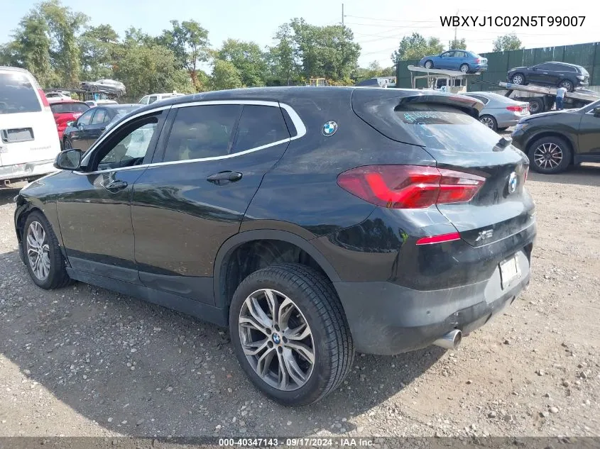 WBXYJ1C02N5T99007 2022 BMW X2 xDrive28I