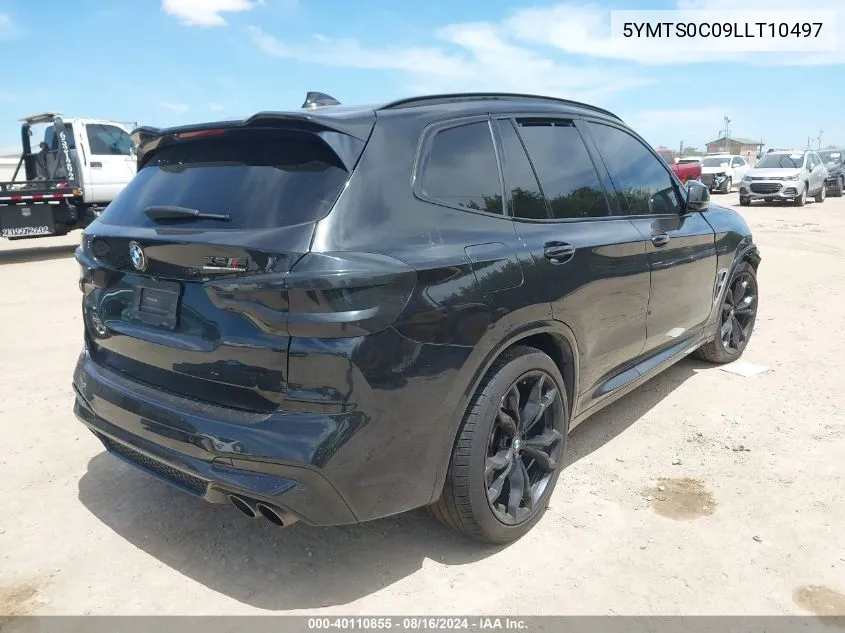 2020 BMW X3 M VIN: 5YMTS0C09LLT10497 Lot: 40110855