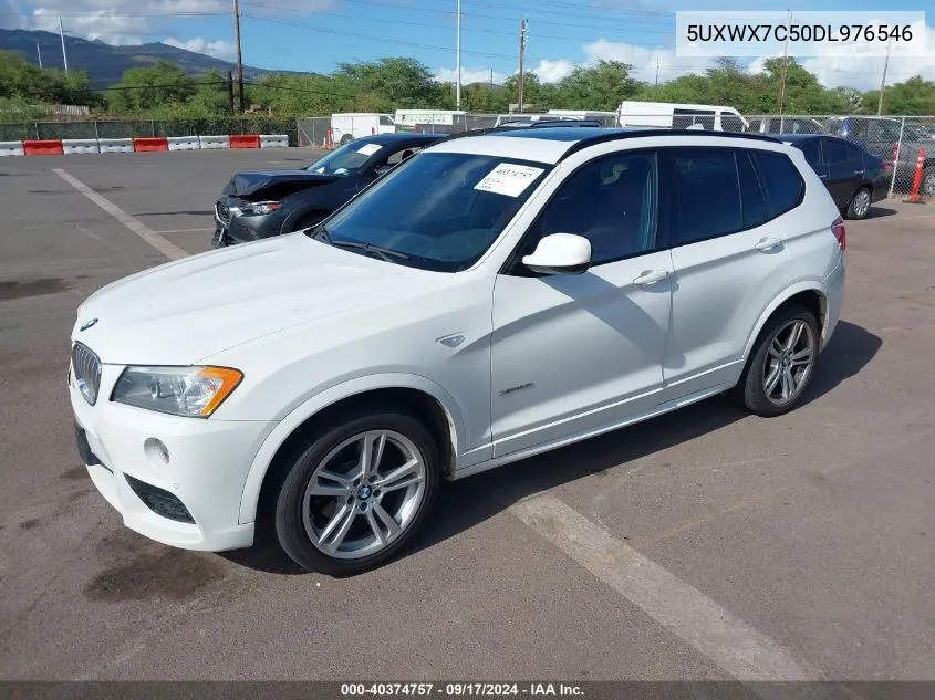 2013 BMW X3 xDrive35I VIN: 5UXWX7C50DL976546 Lot: 40374757