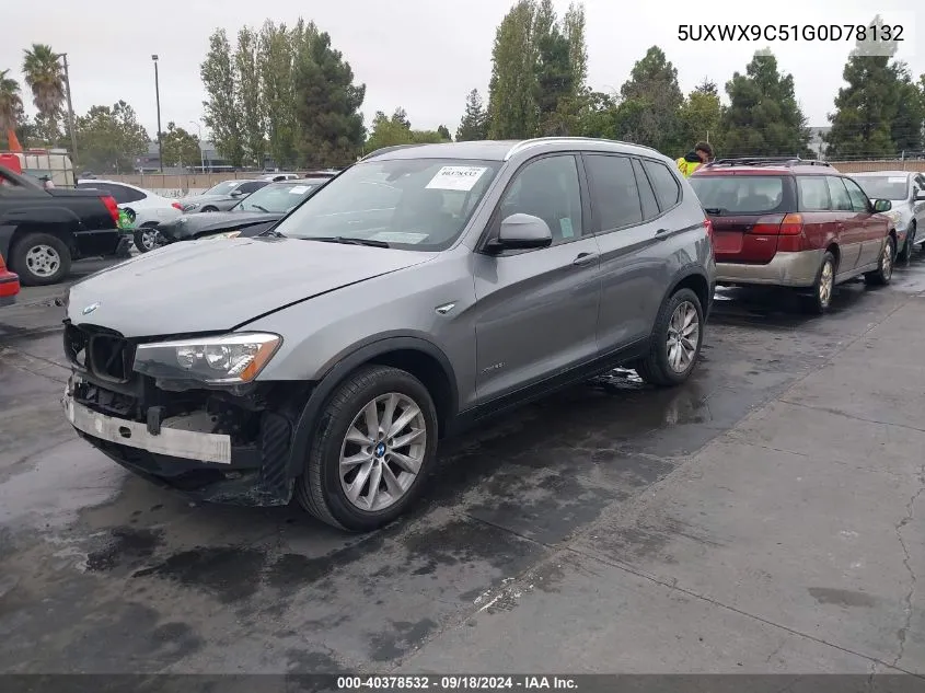 5UXWX9C51G0D78132 2016 BMW X3 xDrive28I