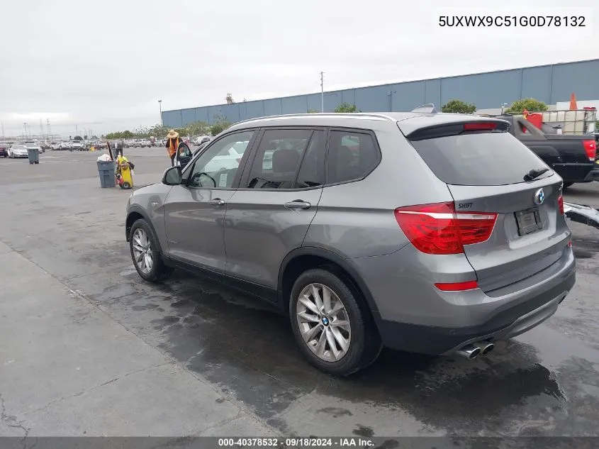 2016 BMW X3 xDrive28I VIN: 5UXWX9C51G0D78132 Lot: 40378532