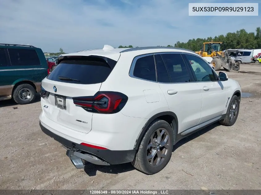 5UX53DP09R9U29123 2024 BMW X3 xDrive30I