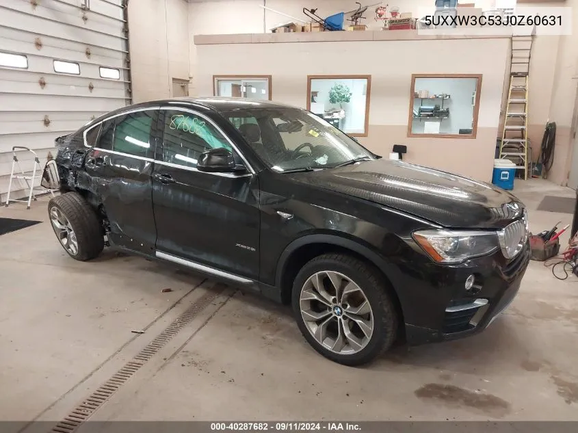 2018 BMW X4 xDrive28I VIN: 5UXXW3C53J0Z60631 Lot: 40287682