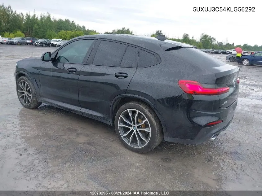 5UXUJ3C54KLG56292 2019 BMW X4 xDrive30I