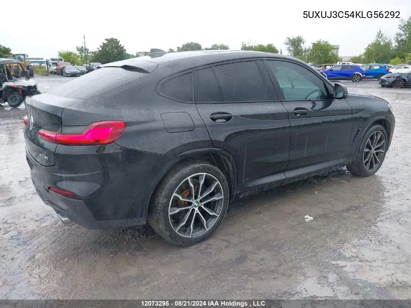 5UXUJ3C54KLG56292 2019 BMW X4 xDrive30I