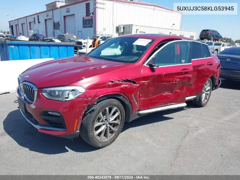 5UXUJ3C58KLG53945 2019 BMW X4 xDrive30I