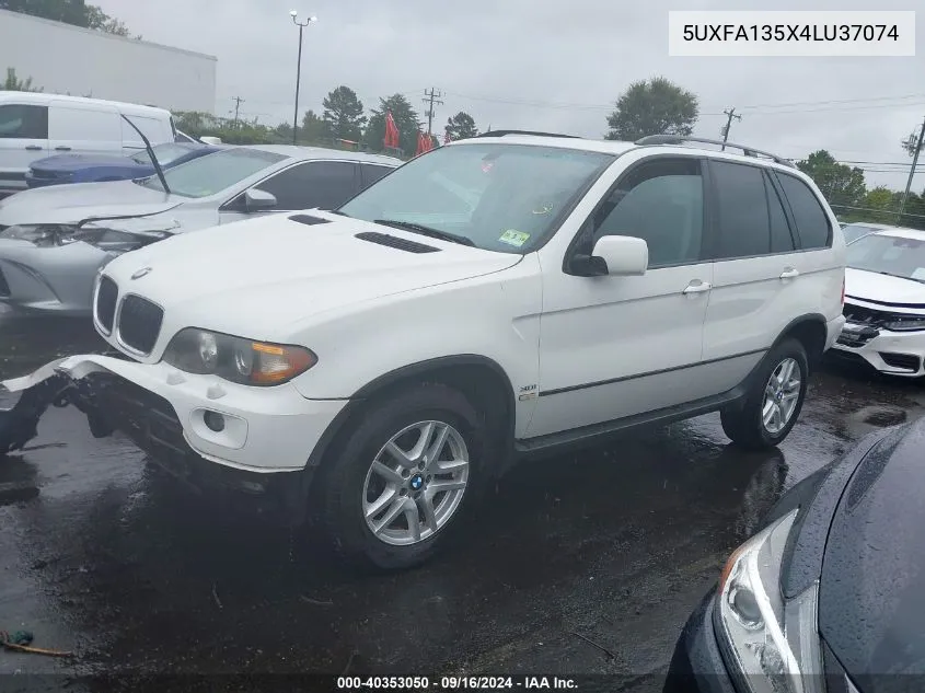 5UXFA135X4LU37074 2004 BMW X5 3.0I