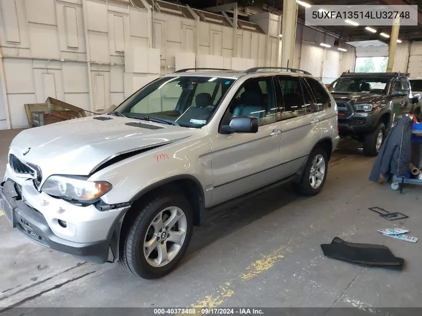 5UXFA13514LU32748 2004 BMW X5 3.0I