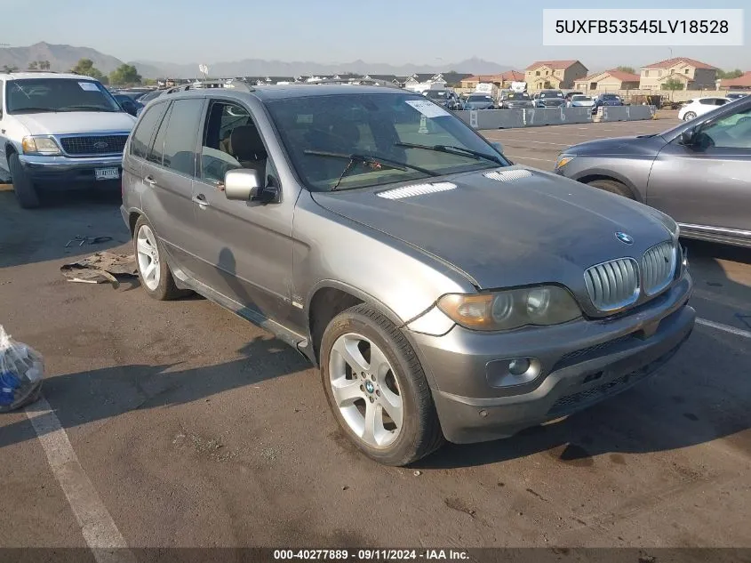 5UXFB53545LV18528 2005 BMW X5 4.4I