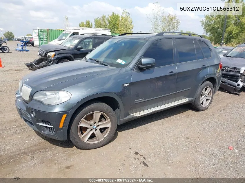 2012 BMW X5 xDrive35D VIN: 5UXZW0C51CL665312 Lot: 40376862