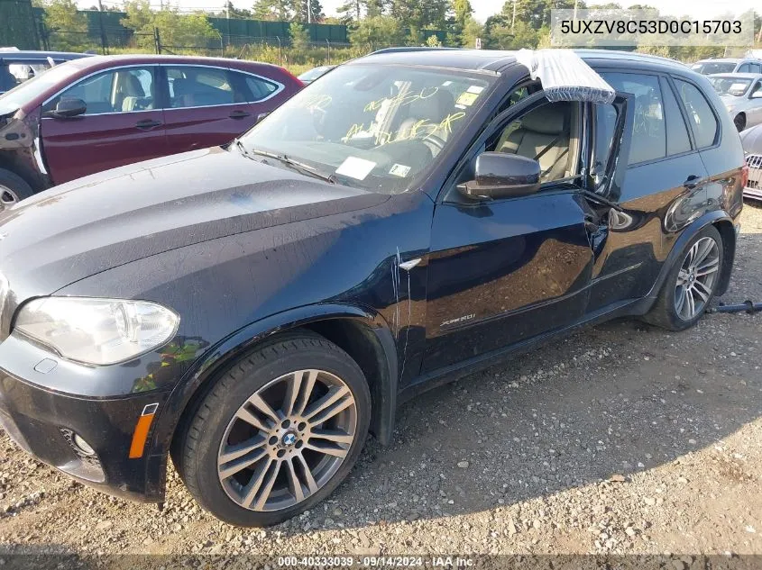 5UXZV8C53D0C15703 2013 BMW X5 xDrive50I