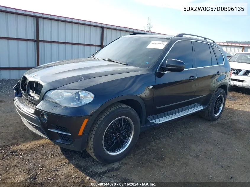 2013 BMW X5 xDrive35D VIN: 5UXZW0C57D0B96135 Lot: 40344070