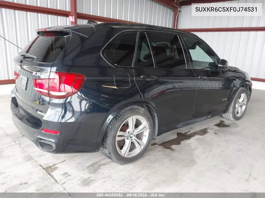 5UXKR6C5XF0J74531 2015 BMW X5 xDrive50I