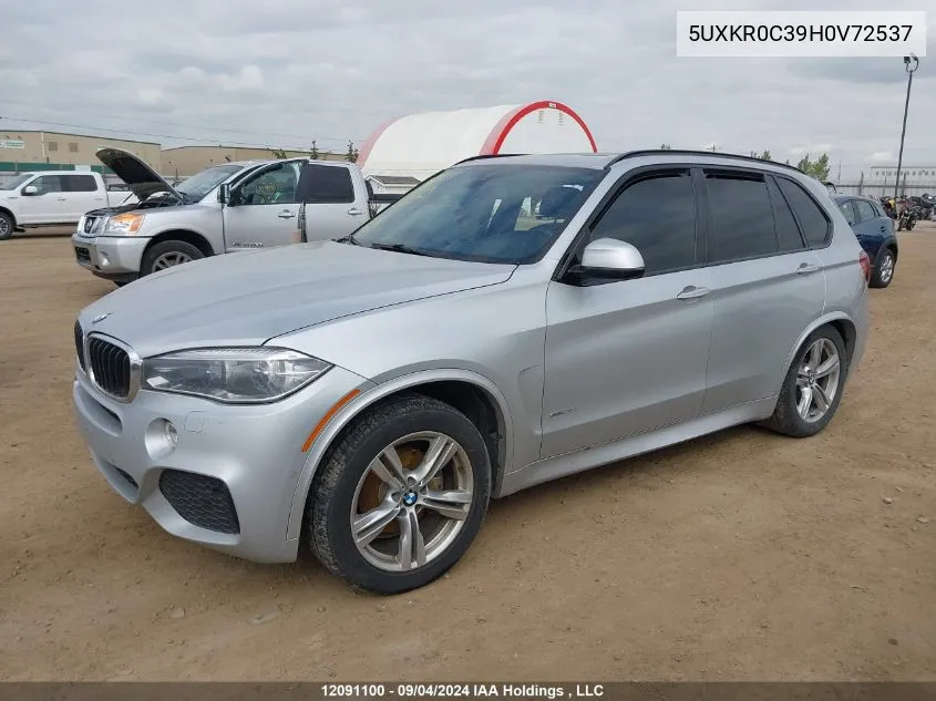 2017 BMW X5 VIN: 5UXKR0C39H0V72537 Lot: 12091100