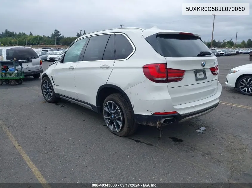 5UXKR0C58JL070060 2018 BMW X5 xDrive35I