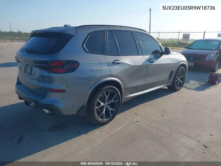 5UX23EU05R9W18736 2024 BMW X5 xDrive40I