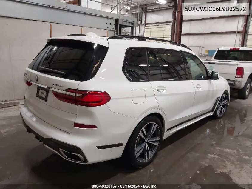 2020 BMW X7 xDrive40I VIN: 5UXCW2C06L9B32572 Lot: 40328167