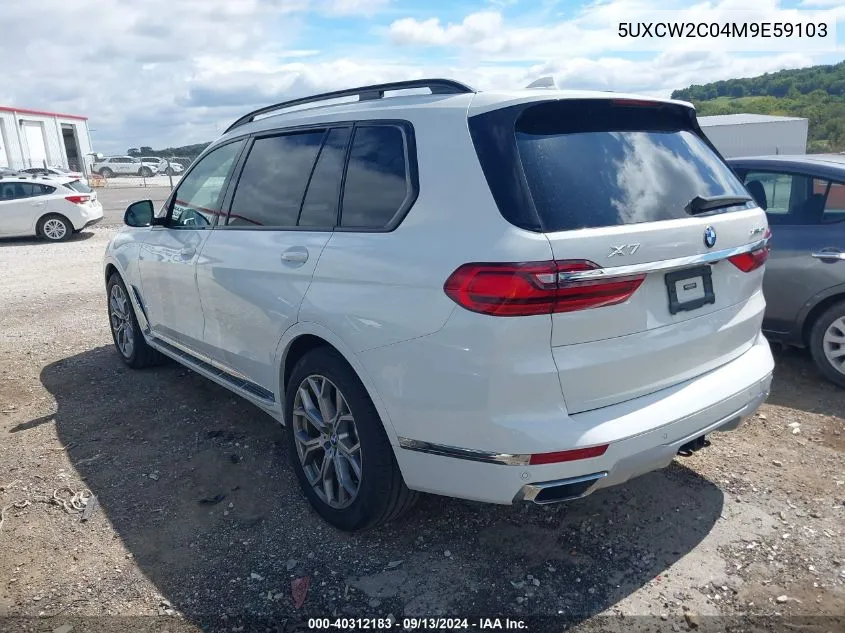 5UXCW2C04M9E59103 2021 BMW X7 xDrive40I