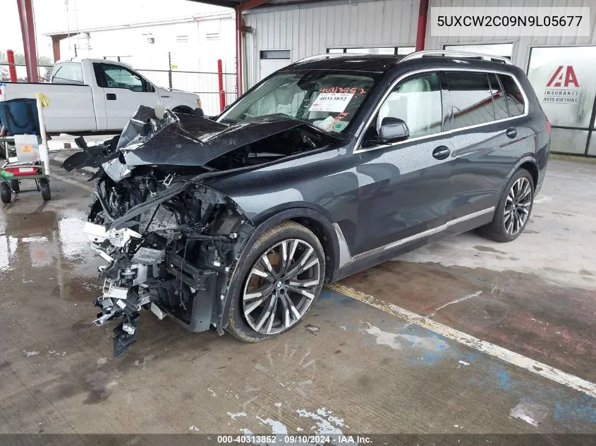 5UXCW2C09N9L05677 2022 BMW X7 xDrive40I