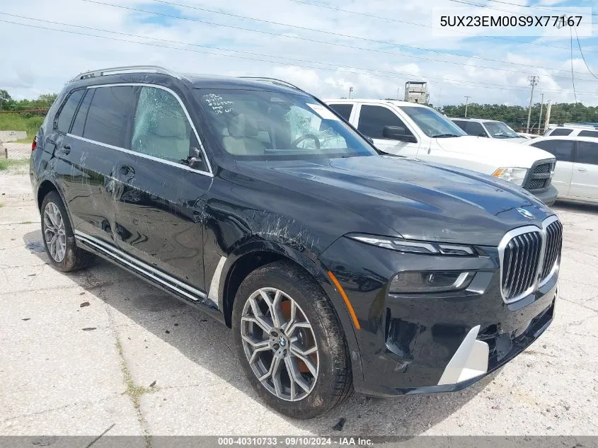 2025 BMW X7 xDrive40I VIN: 5UX23EM00S9X77167 Lot: 40310733