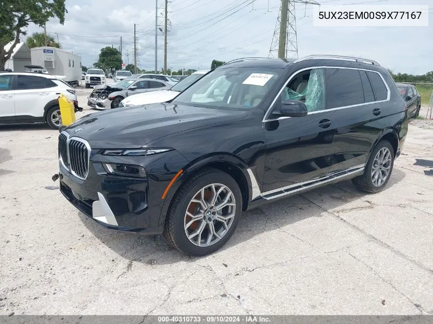 2025 BMW X7 xDrive40I VIN: 5UX23EM00S9X77167 Lot: 40310733