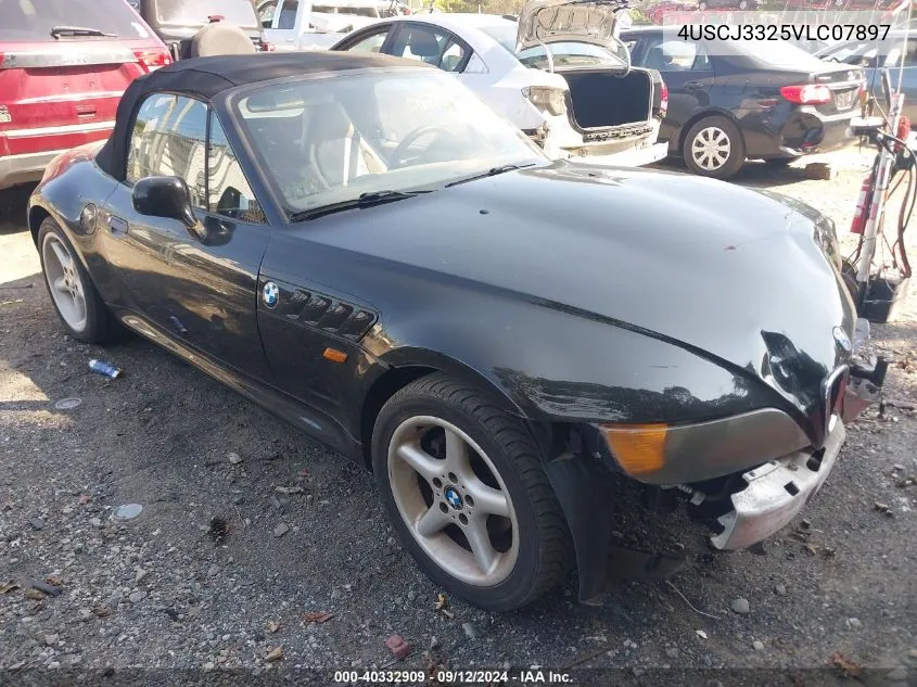 1997 BMW Z3 2.8L Roadster VIN: 4USCJ3325VLC07897 Lot: 40332909