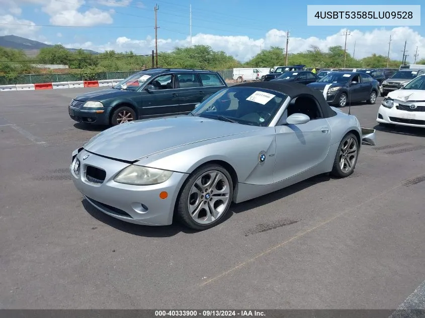 4USBT53585LU09528 2005 BMW Z4 3.0I