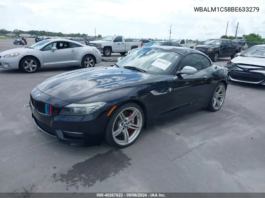 2011 BMW Z4 Sdrive35Is VIN: WBALM1C58BE633279 Lot: 40267622