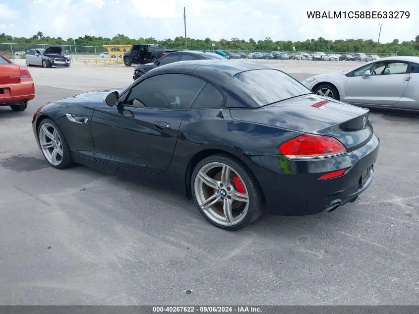 2011 BMW Z4 Sdrive35Is VIN: WBALM1C58BE633279 Lot: 40267622