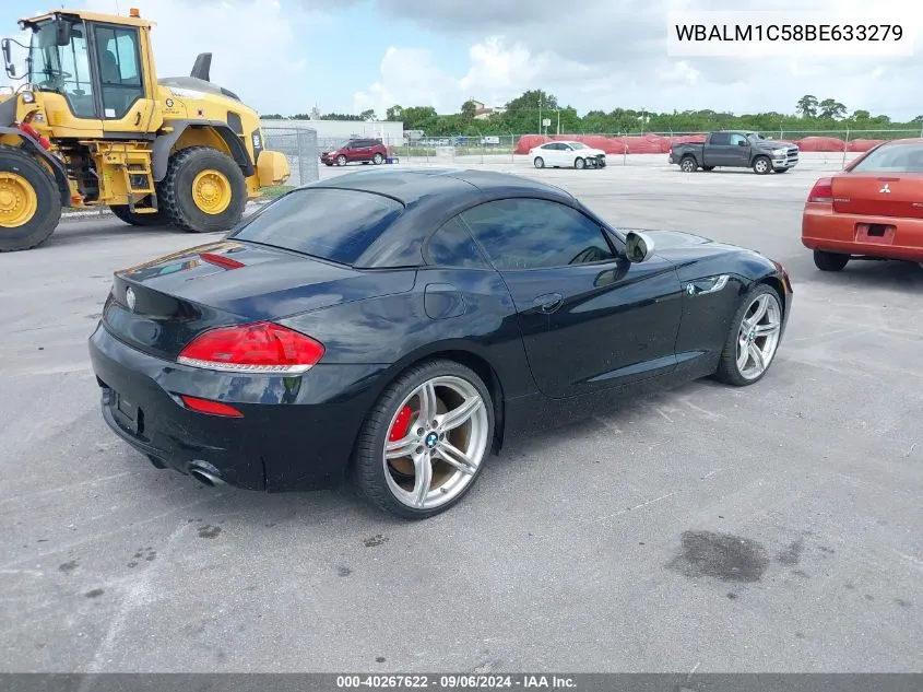 2011 BMW Z4 Sdrive35Is VIN: WBALM1C58BE633279 Lot: 40267622