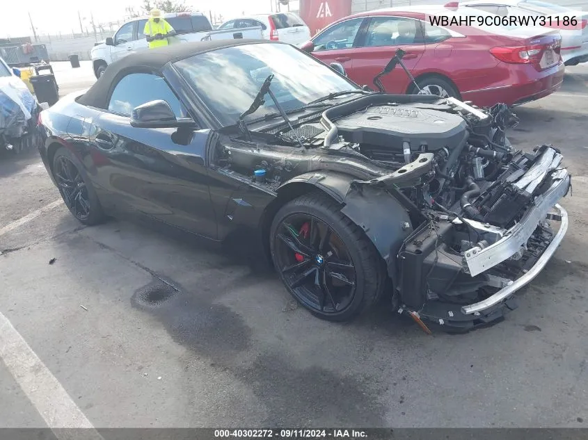 2024 BMW Z4 M40I VIN: WBAHF9C06RWY31186 Lot: 40302272