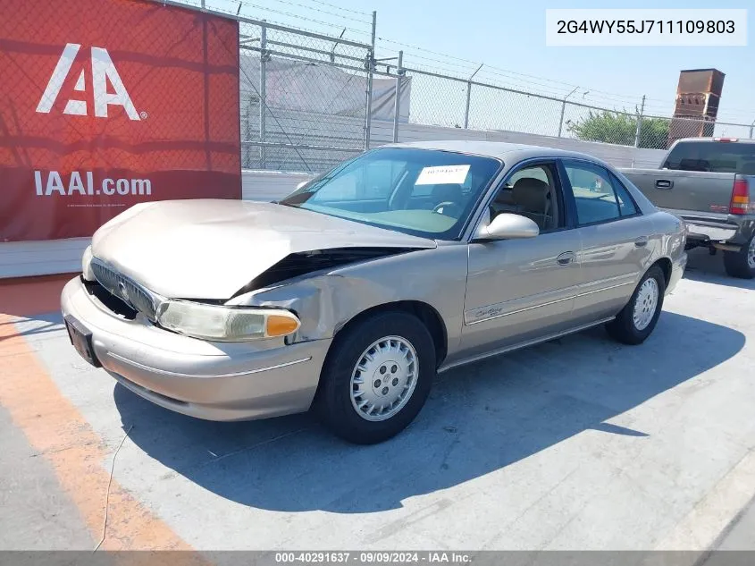 2G4WY55J711109803 2001 Buick Century Limited