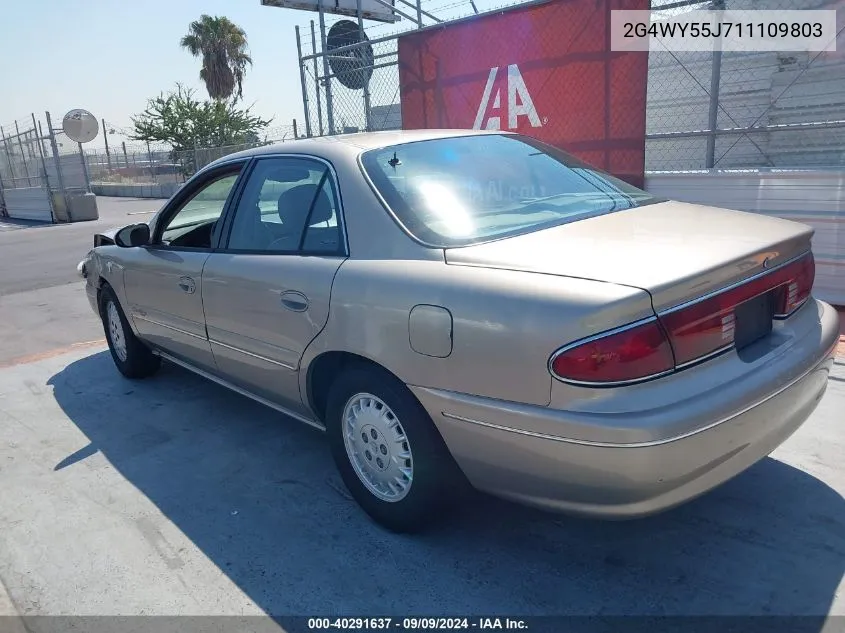 2001 Buick Century Limited VIN: 2G4WY55J711109803 Lot: 40291637