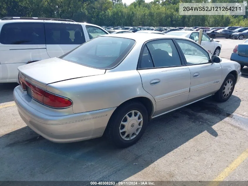 2002 Buick Century Custom VIN: 2G4WS52J121264211 Lot: 40308253