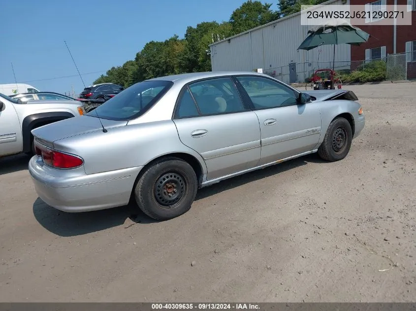 2002 Buick Century Custom VIN: 2G4WS52J621290271 Lot: 40309635