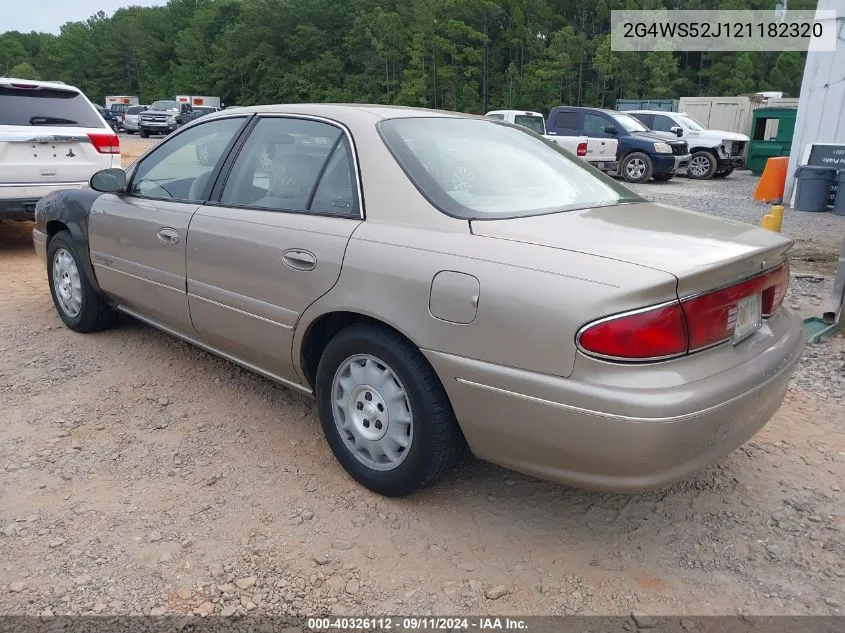 2002 Buick Century Custom VIN: 2G4WS52J121182320 Lot: 40326112