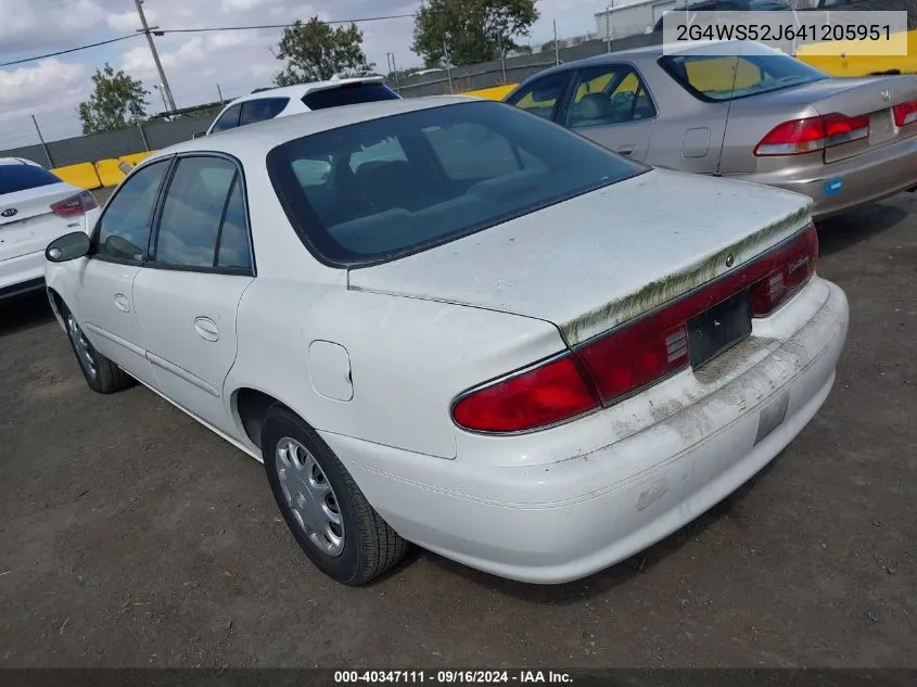 2G4WS52J641205951 2004 Buick Century