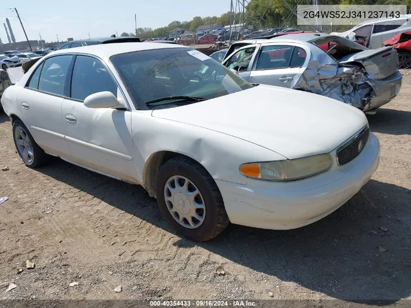 2004 Buick Century VIN: 2G4WS52J341237143 Lot: 40354433