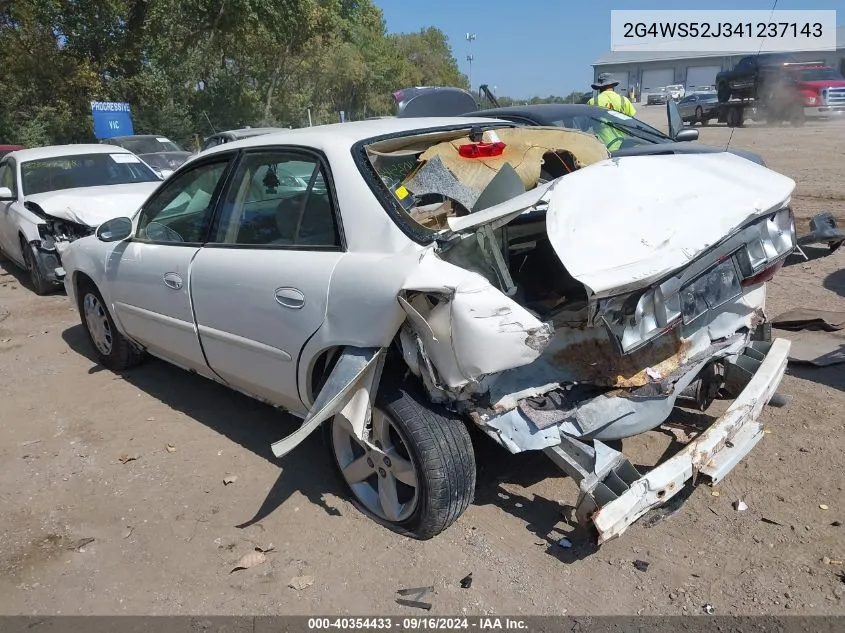 2004 Buick Century VIN: 2G4WS52J341237143 Lot: 40354433